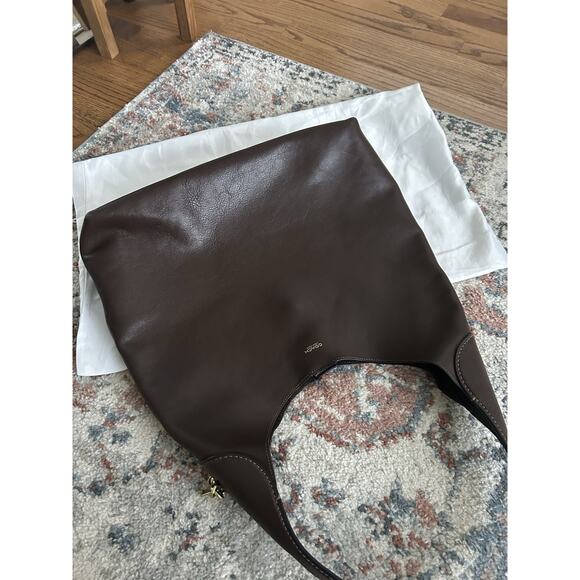 Coach Brooklyn 39 Shoulder Bag Dark Brown With Customized Charm EUC - Picture 8 of 11